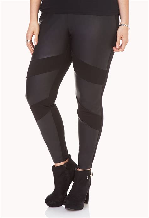 faux leather pants forever 21